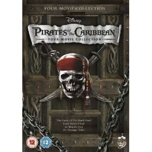 Pirates of the Caribbean: Four Movie Collection (1-4 Box Set) [DVD] >>>No Waiting<<<